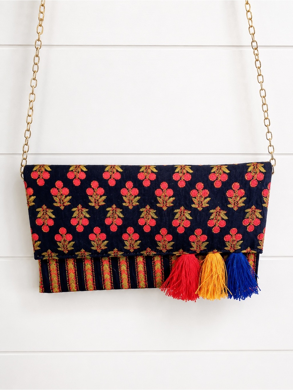 Colorful Patterned Clutch Bag - Picture 2 of 4